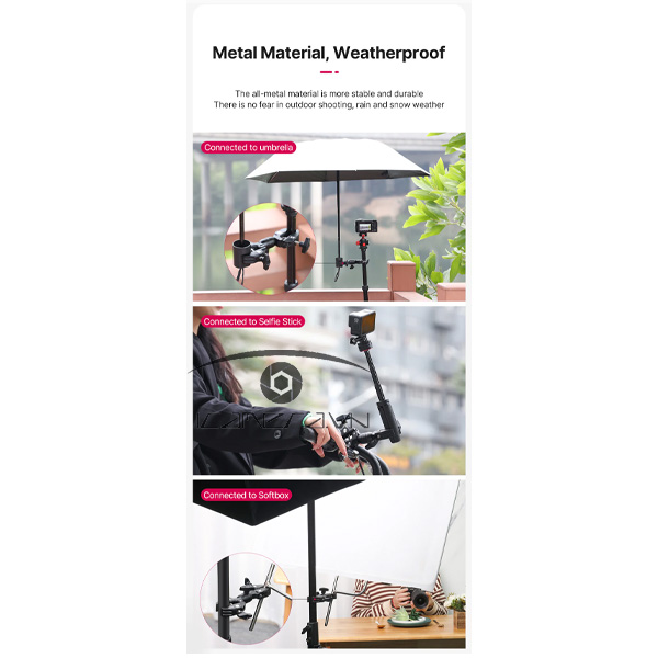 Ulanzi R096 / R099 Kẹp Kim Loại Đa Năng, Gắn Máy Ảnh/Phụ Kiện