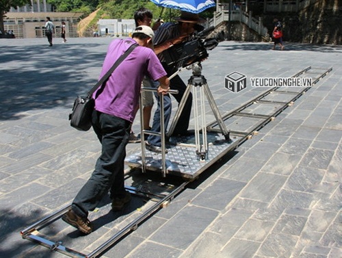 Ray trượt hỗ trợ quay phim Heavy duty stainless Camera dolly track CR-01