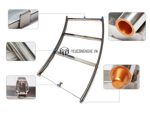 Ray trượt hỗ trợ quay phim Heavy duty stainless Camera dolly track CR-01