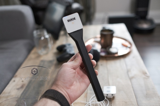 Tay cầm gắn micro Rode Interview Go