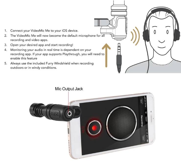 Micro Phỏng Vấn Rode VideoMic ME dành cho điện thoại - Hàng chính hãng