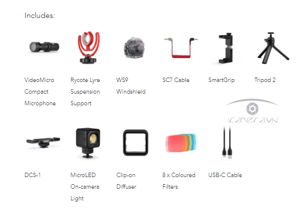 Bộ phụ kiện làm phim cơ bản cho điện thoại RØDE Universal