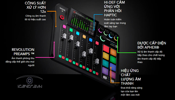 Bộ trộn âm thanh podcast chuyên nghiệp RODECaster Pro II