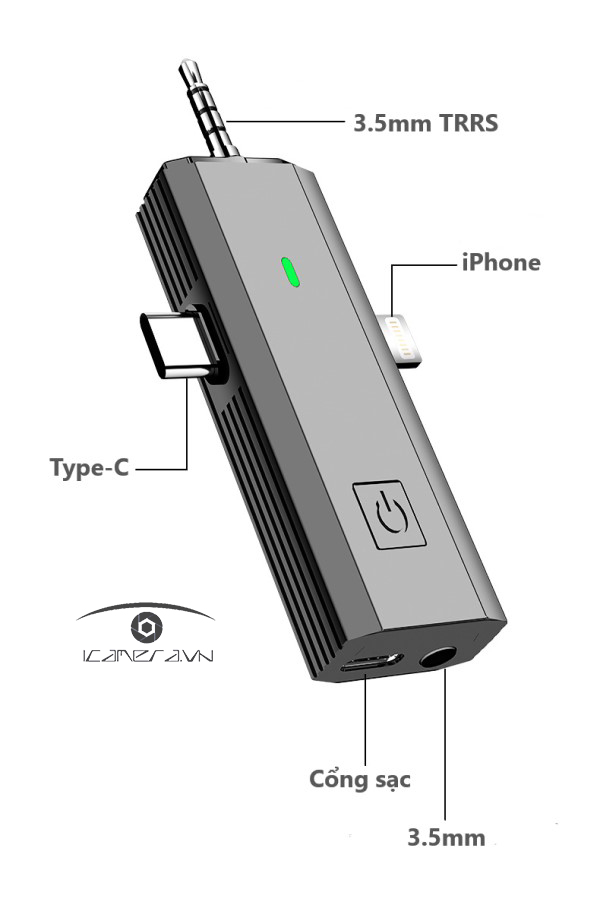 Micro thu âm không dây NNS-S171M Livestream Vlog