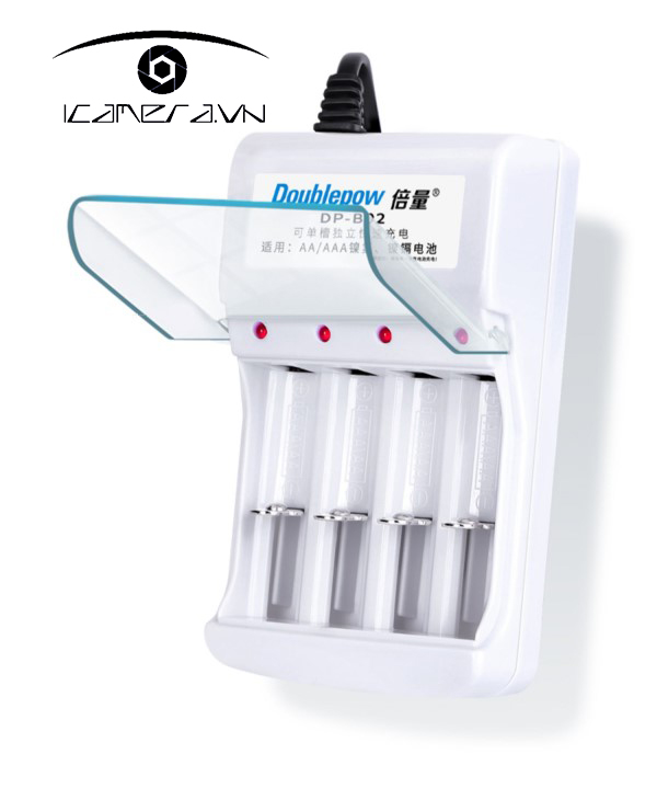 Bộ sạc pin AA và AAA hãng Doublepow