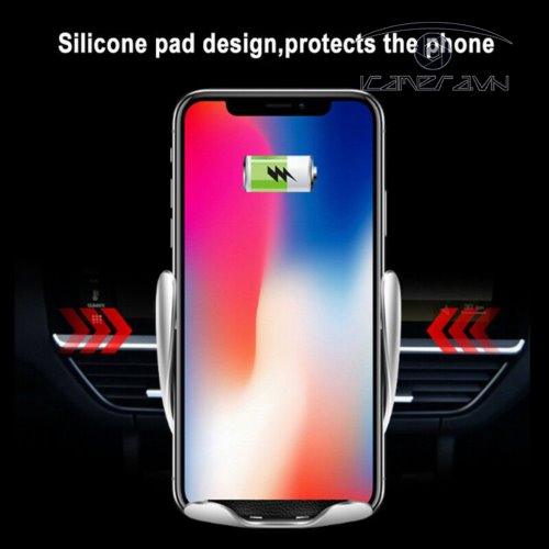 Giá đỡ kiêm sạc nhanh không dây trên ô tô Smart Sensor S5