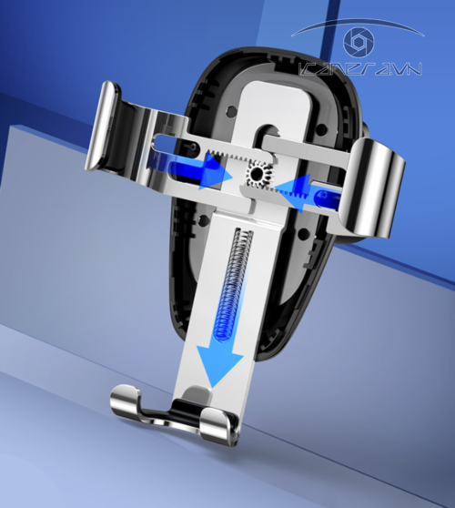 Giá đỡ kiêm sạc không dây kẹp cửa gió trên xe hơi, oto WXYL-B0A Baseus