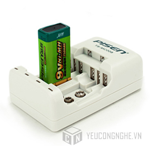 Sạc Pisen TS – MC006 dùng cho Pin Ni-MH AA/AAA