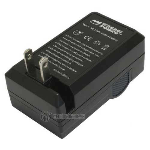 Bộ 2 pin 1 sạc cho máy ảnh Ricoh BH125C Wasabi