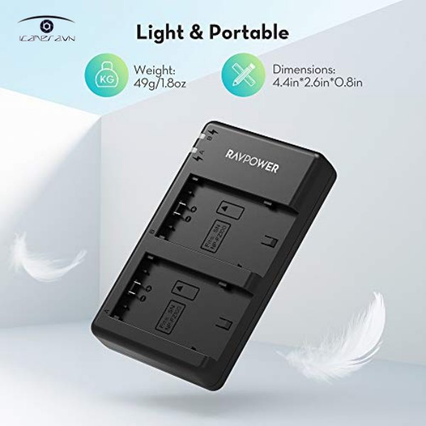 2 pin 1 sac RavPower NP-FZ100 cho Sony A9/A7RIII/A7III gia re ha noi