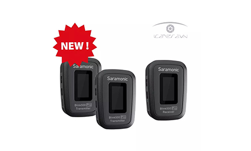 MICRO THU ÂM KHÔNG DÂY SARAMONIC BLINK 500 PRO B2 ( dùng cho máy ảnh, máy quay,máy tính, điện thoại cổng TRS và TRRS)