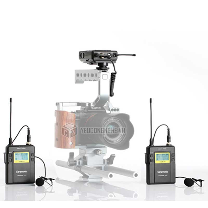 Mic Saramonic UwMic9 hai bộ phát một bộ thu chính hãng