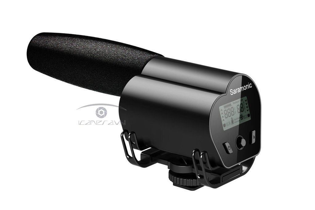 Micro thu âm đa năng Saramonic Vmic Recorder Condenser hỗ trợ ghi âm độc lập trên thẻ nhớ