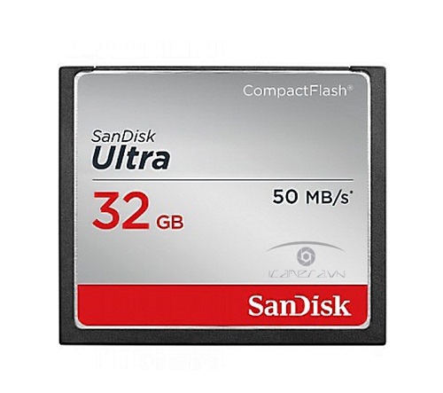 Thẻ nhớ CompactFlash SanDisk Ultra 32GB SDCFHS-032G-G46