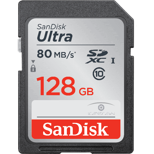 Thẻ nhớ SDXC SanDisk Ultra 128GB tốc độ 80MB/s SDSDUNC-0128G-GN6IN