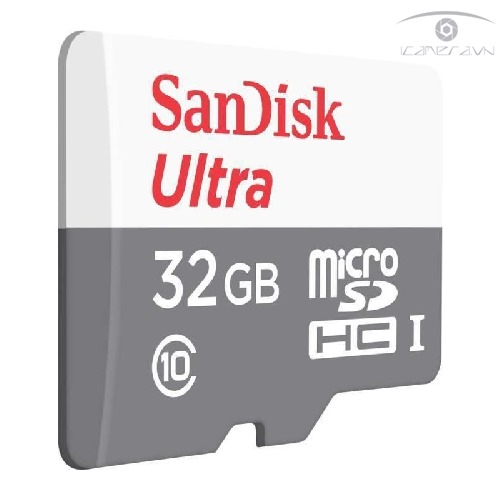 Thẻ Nhớ MicroSDXC SanDisk Ultra 32GB 80MB/s chính hãng SDSQUNS-032G-GN3MN