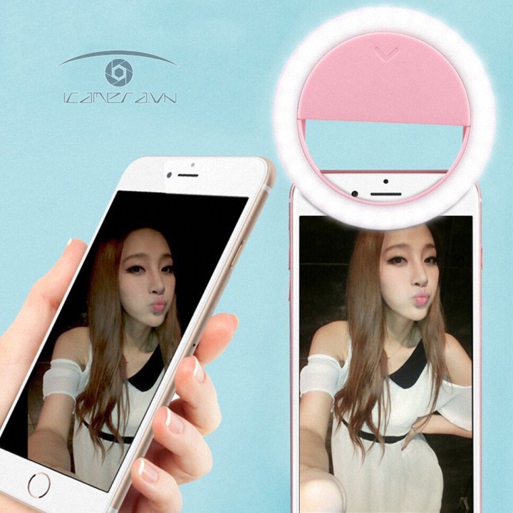 Đèn led selfie gắn điện thoại Ring Light RK-12