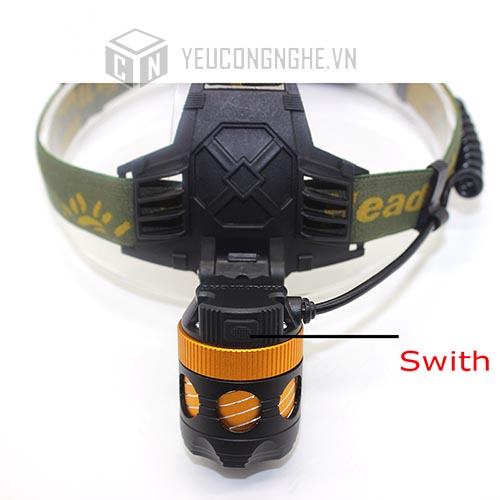 Đèn led đeo đầu đa năng high power headlamp 2000 lumen SF-T09