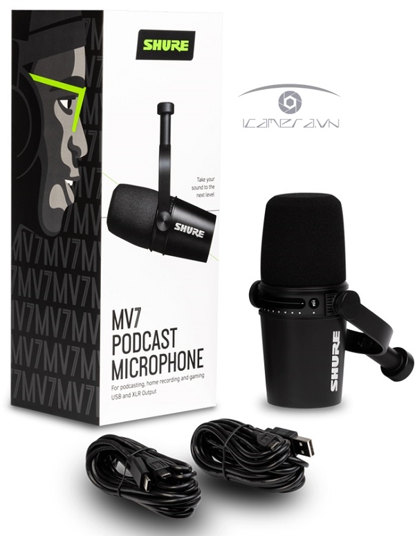 Micro thu âm MV7S/ MV7K XLR/USB