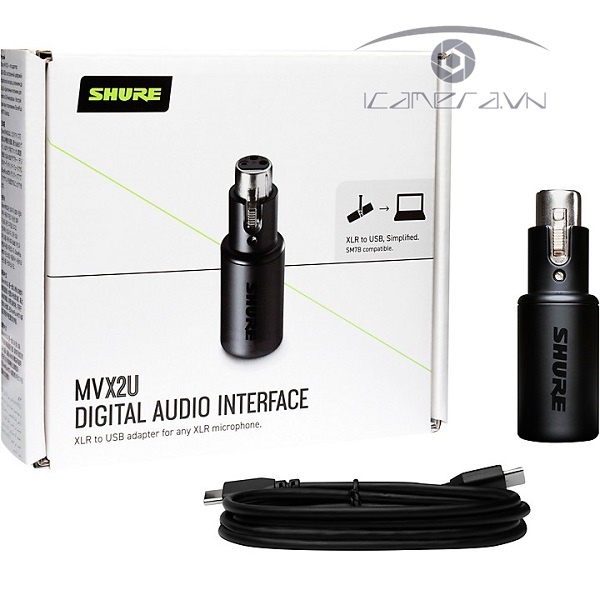  Shure MVX2U XLR sang USB (MVX2U) Bộ chuyển đổi tín hiệu interface 