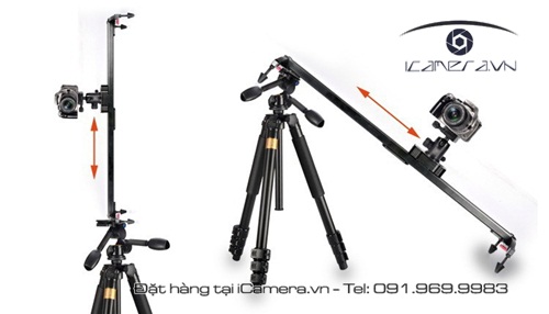 Slider Camera Track thanh ray trượt hỗ trợ quay phim LIFA 0.8m/ 32”