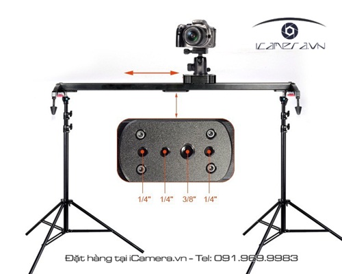 Slider Camera Track thanh ray trượt hỗ trợ quay phim LIFA 0.8m/ 32”