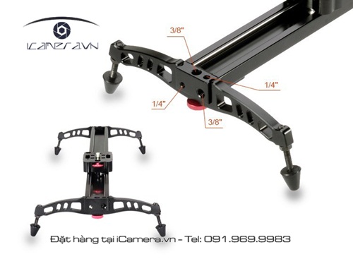 Slider Camera Track thanh ray trượt hỗ trợ quay phim LIFA 0.8m/ 32”