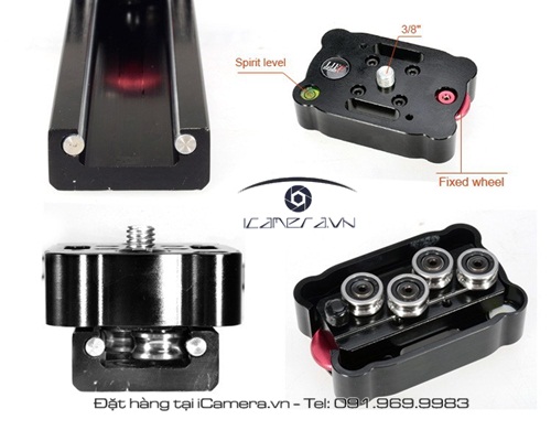 Slider Camera Track thanh ray trượt hỗ trợ quay phim LIFA 0.8m/ 32”