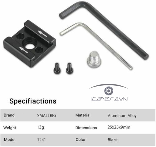 SMALLRIG Cold Shoe Mount Adapter 1241