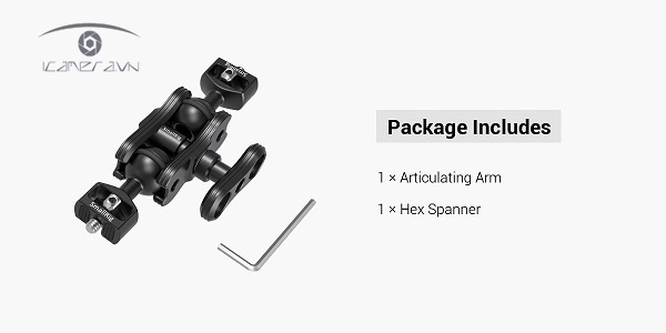 SmallRig 2070B - Articulating Arm with Dual Ball Heads