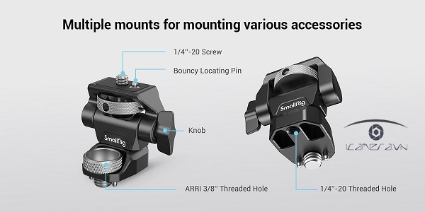 SmallRig 2903B Swivel and Tilt Adjustable Monitor Mount with ARRI-Style Mount