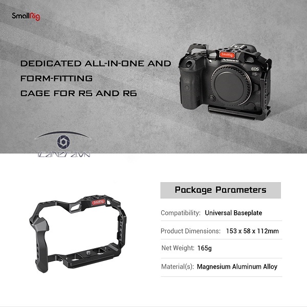 SmallRig 2982B Full Camera Cage for R5 & R6 & R5 C