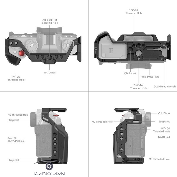 SmallRig 4135 dành cho Máy Ảnh Fujifilm X-T5