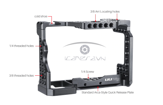 Khung SmallRig Cage Uurig C-A73 cho Sony A7III A7RIII