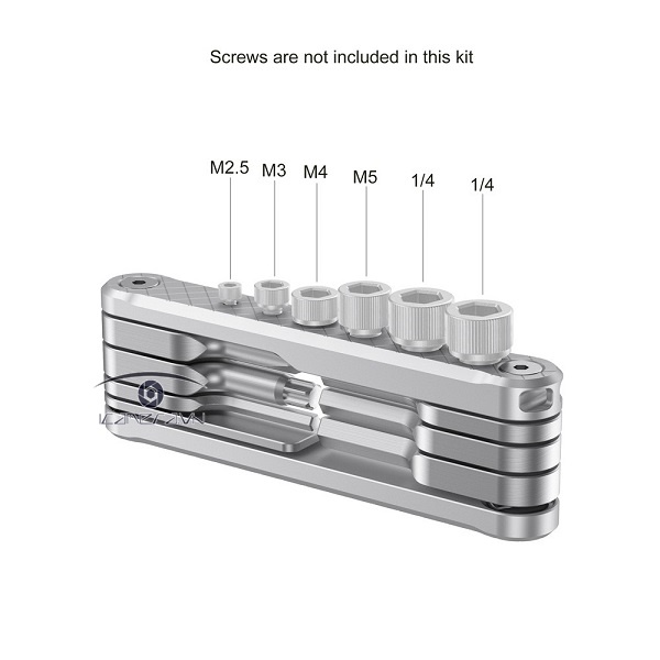 SmallRig AAK2213C - Folding Tool Set with Screwdrivers and Wrenches