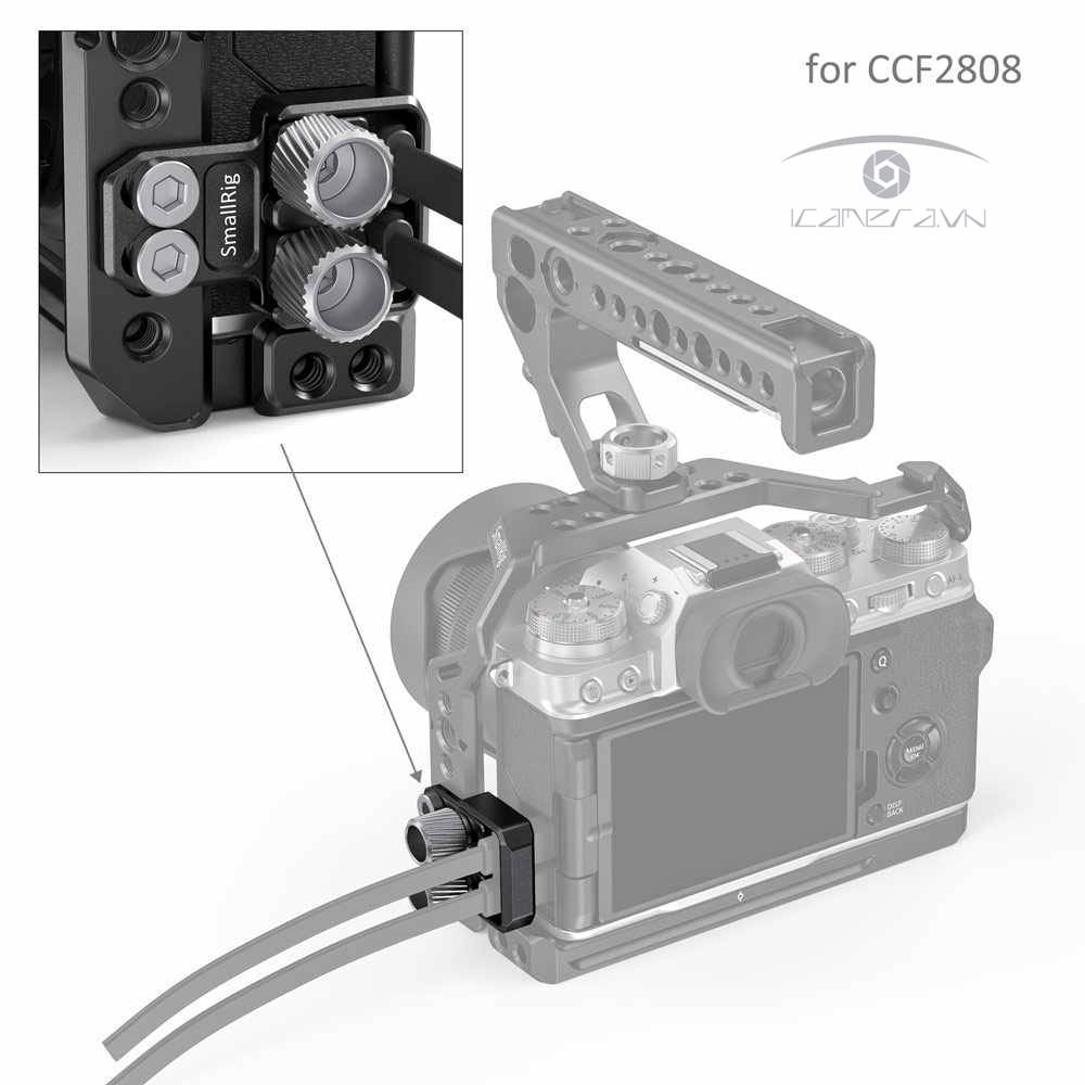 Kẹp giữ cáp HDMI và USB-C cho Cage Fujifilm X-T4