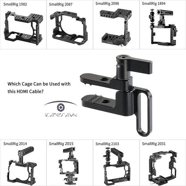 Kẹp Cáp HDMI SmallRig Cho Sony a7II/a7RII/a7SII 1679