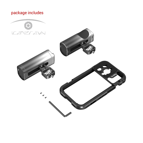 SmallRig Kit 4076 - Khung bảo vệ dành cho iPhone 14 Pro