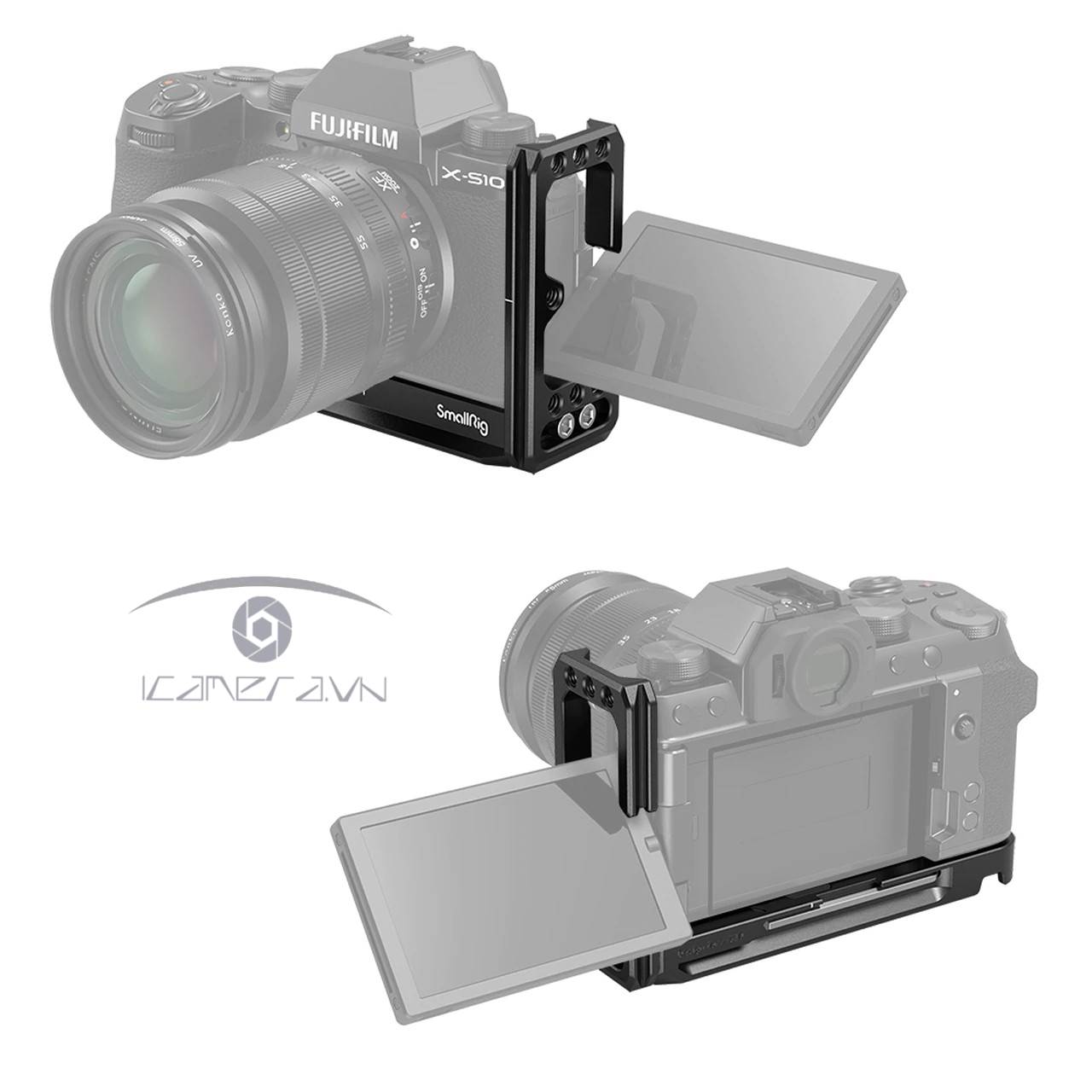 Giá đỡ thao tác nhanh chữ L cho Fujifilm X-S10 - SmallRig L-Bracket 3086