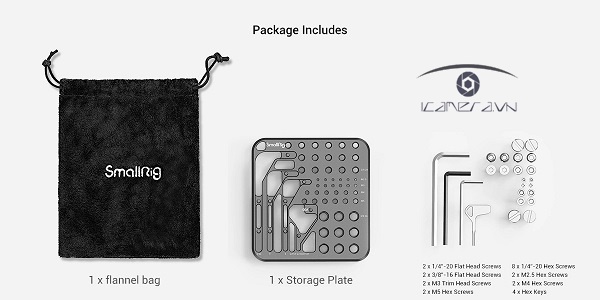 SmallRig MD3184 - Screw and Hex Key Storage Plate