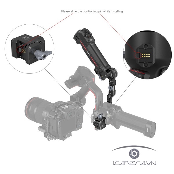 Tay cầm điều khiển không dây SMALLRIG Sling cho DJI RS Series 3919