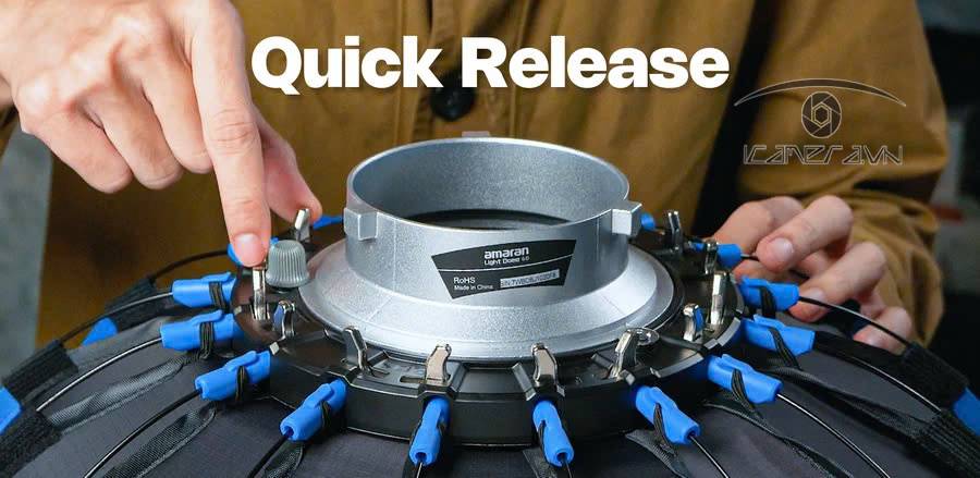 Softbox tản sáng amaran Light Dome 60