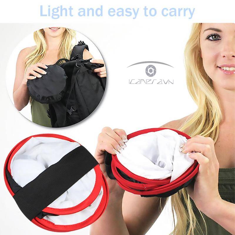 Softbox vuông gấp gọn cho đèn led bảng Yongnuo 40x40x20cm