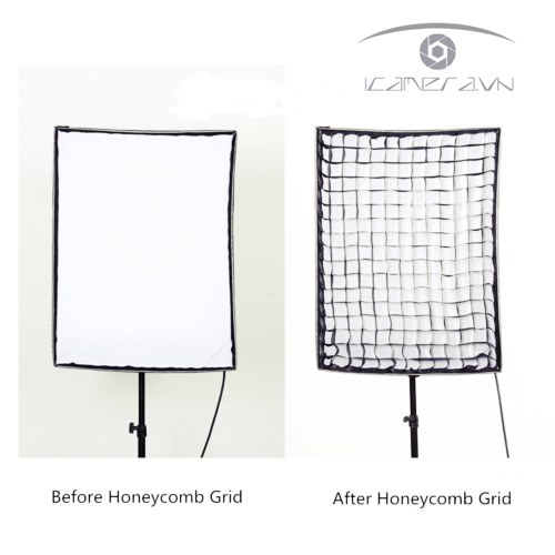 Softbox tổ ong Falcon Eyes RX-18SBHC cho đèn led cuộn RX-18T/TD