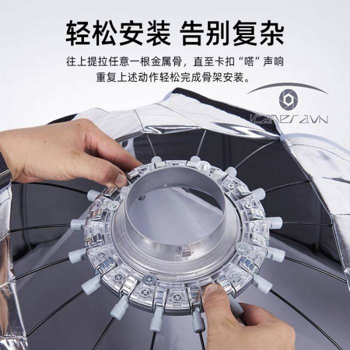 Softbox Parabolic Tolifo 90cm có tổ ong DSFB- 36