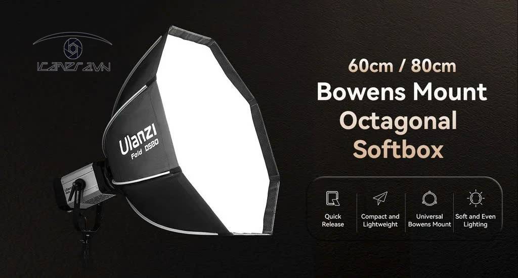 Softbox Ulanzi 60cm / 80cm ngàm Bowens (DS60/DS80)