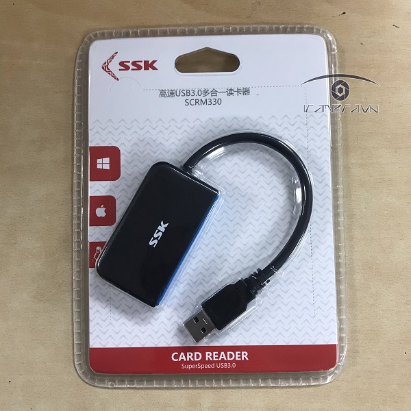 Đầu Đọc Thẻ Nhớ SSK USB 3.0 - SCRM330