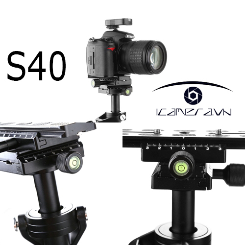 Steady cam Stabilizer ổn định camera, máy quay thiết bị chuyên nghiệp Pro S40