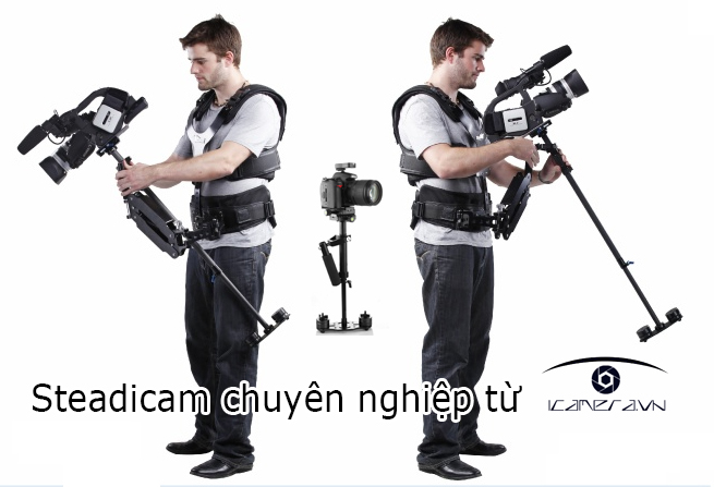 Steady cam Stabilizer ổn định camera, máy quay thiết bị chuyên nghiệp Pro S40