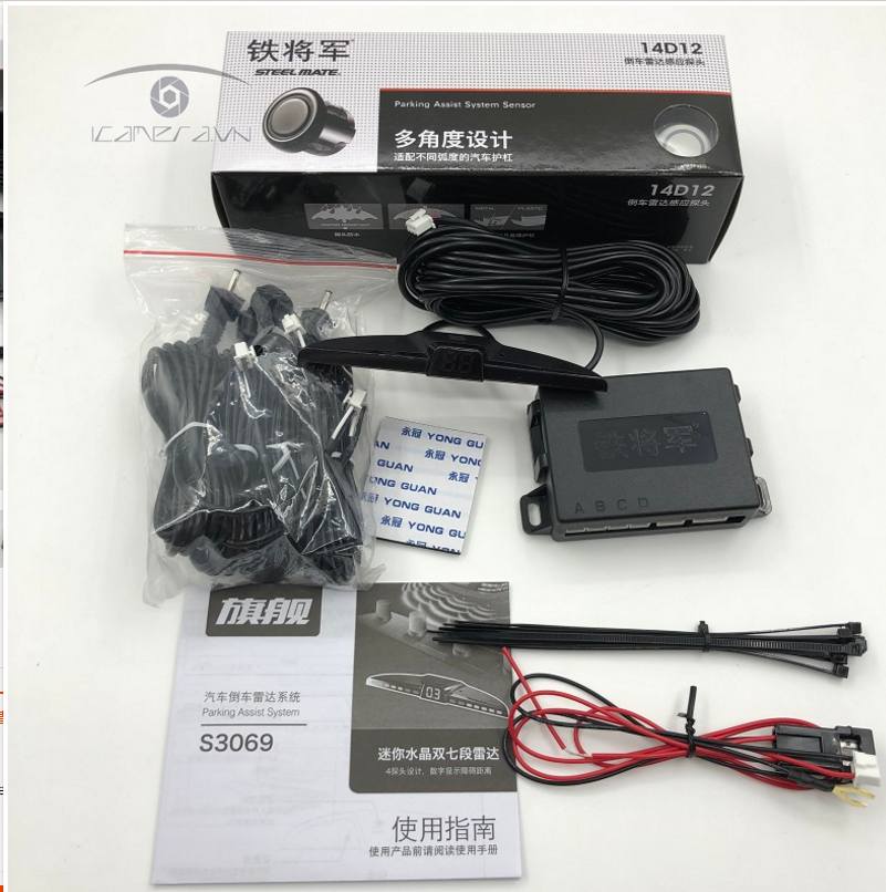 Cảm biến lùi xe hơi 4 mắt Steelmate S3069